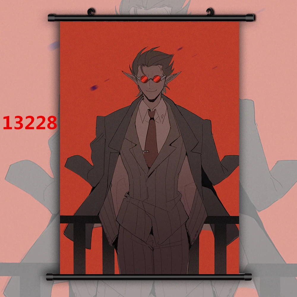 Живопись на холсте "Overlord Ainz Ooal Gown Demiurge" - печати, постеры аниме, украшение комнаты, картинки для спальни, декор дома.