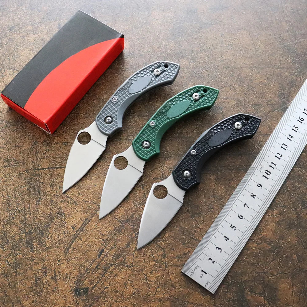 

MANCROZ c28 походный карманный складной нож 5CR15MOV лезвие из нейлонового волокна ручка EDC ножи для выживания в джунглях