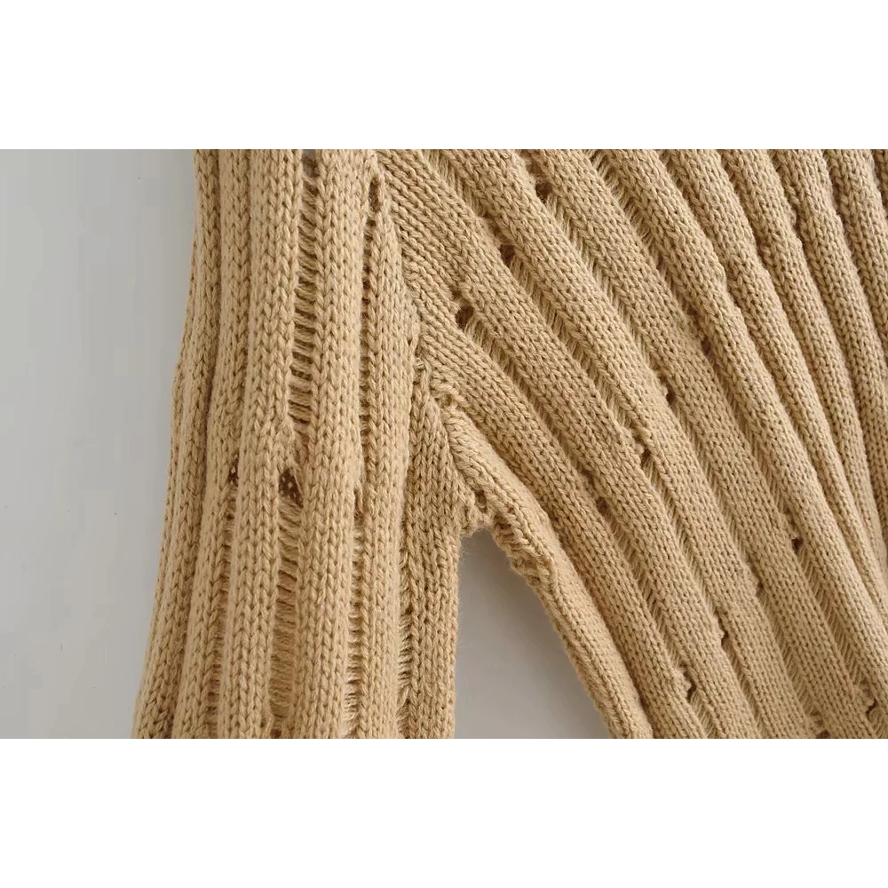 Женский Свободный Вязаный Свитер оверсайз женские винтажные пуловеры без