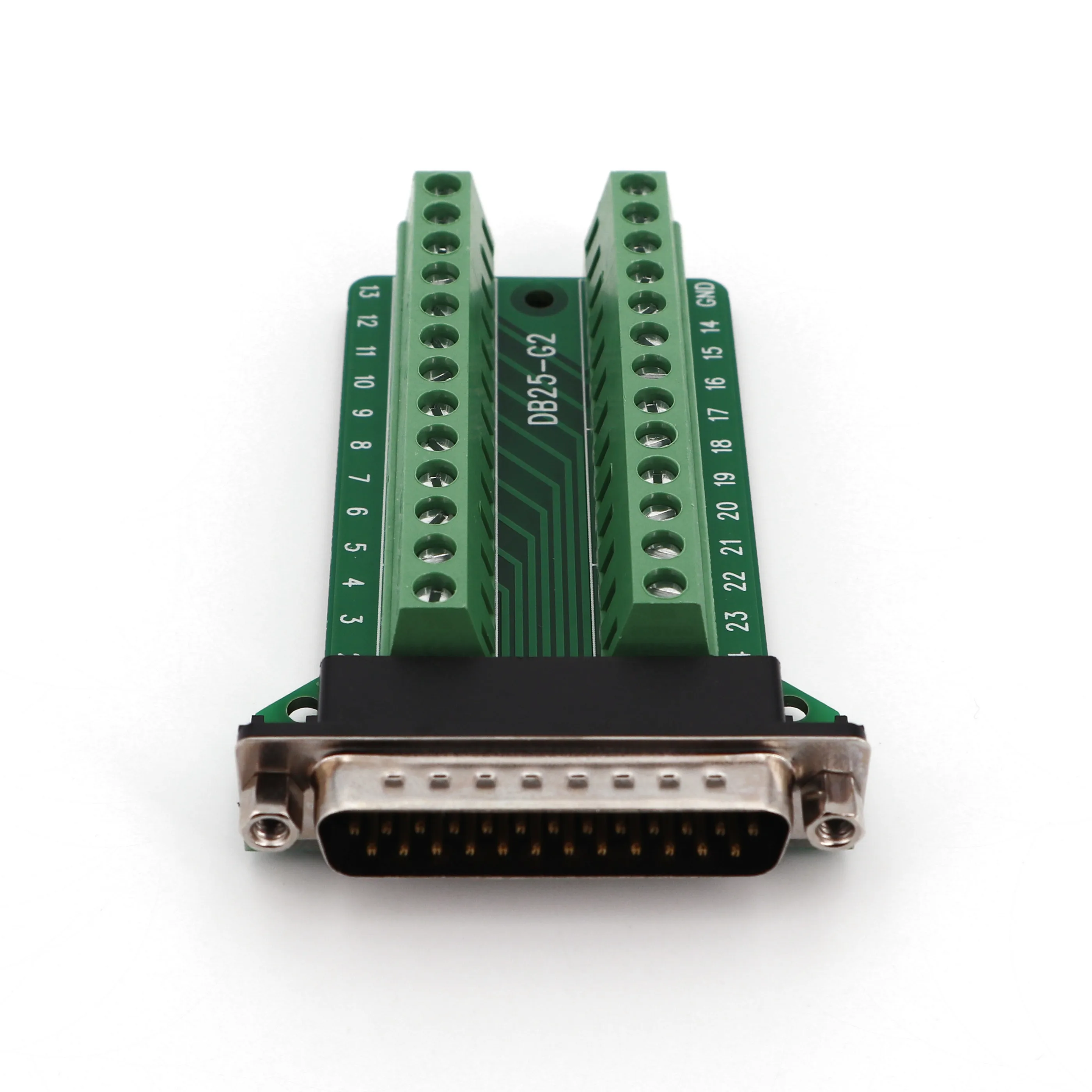 Фонарь DB25 25 контактный штекер печатная плата 2 рядные клеммы соединитель