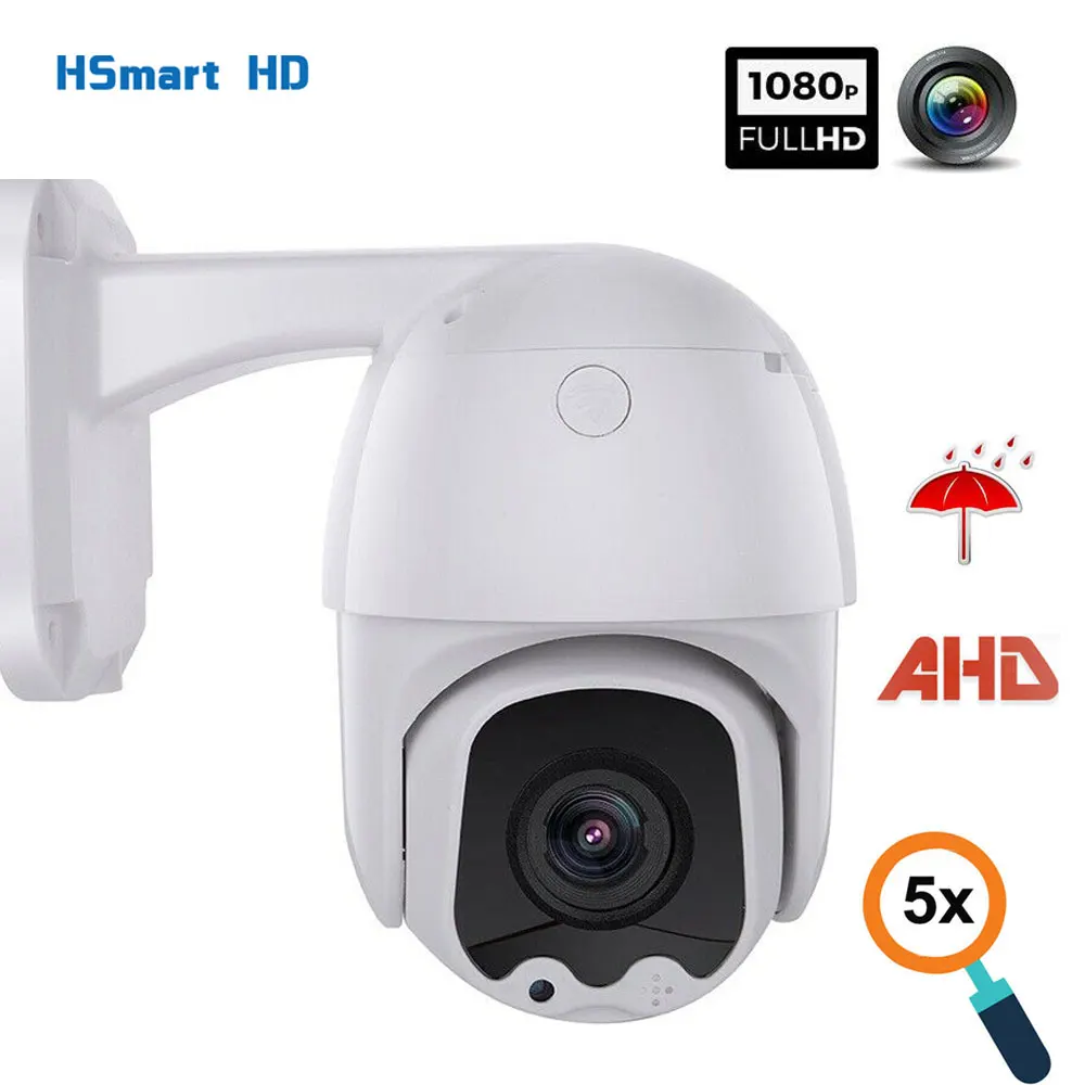 

Камера Наружного видеонаблюдения AHD, водонепроницаемая купольная мини-камера 1080 МП, 2,8 пикселей, МП, с 5-кратным увеличением, с автофокусом,-12 ...