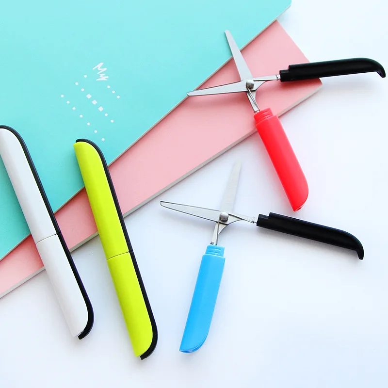 Конфеты скрытый Креативный дизайн ручки ученические безопасные ножницы бумага