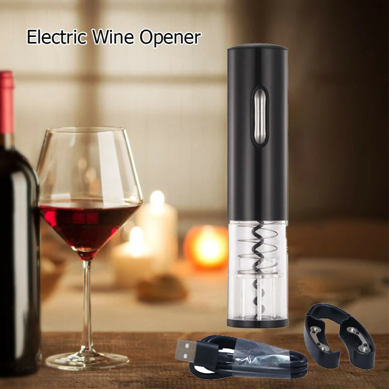 

Stainless Steel Electric Wine Opener Hotel Restaurant Automatic Corkscrew