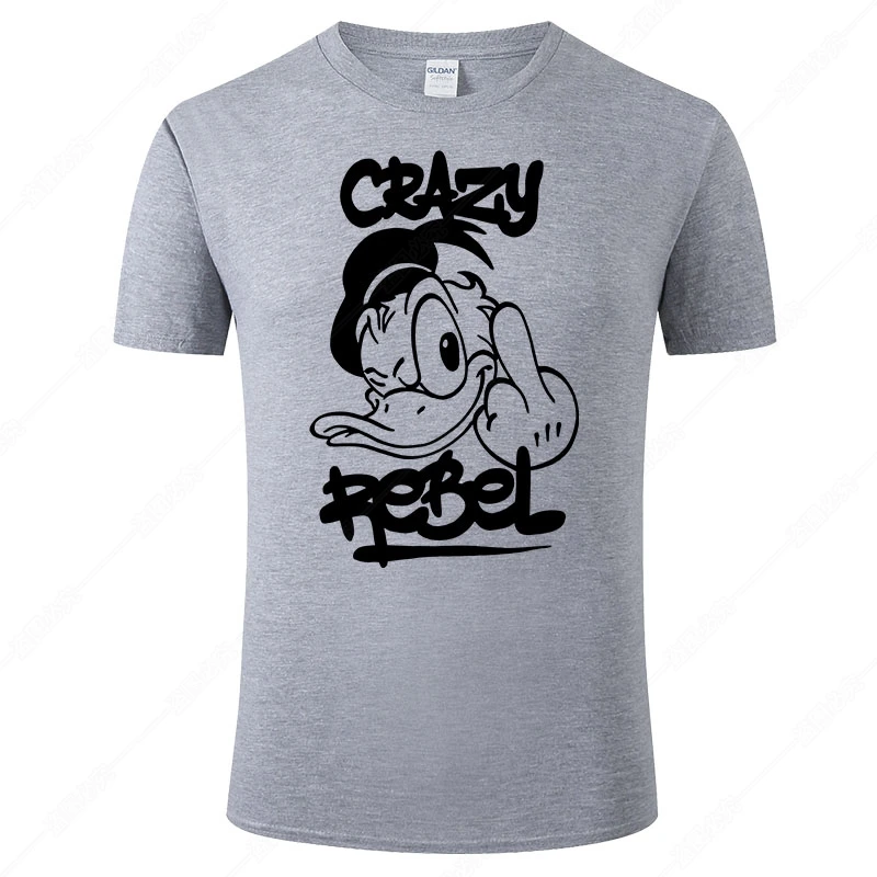 2021 футболка с Дональдом Даком мужские топы повседневные хлопковые футболки