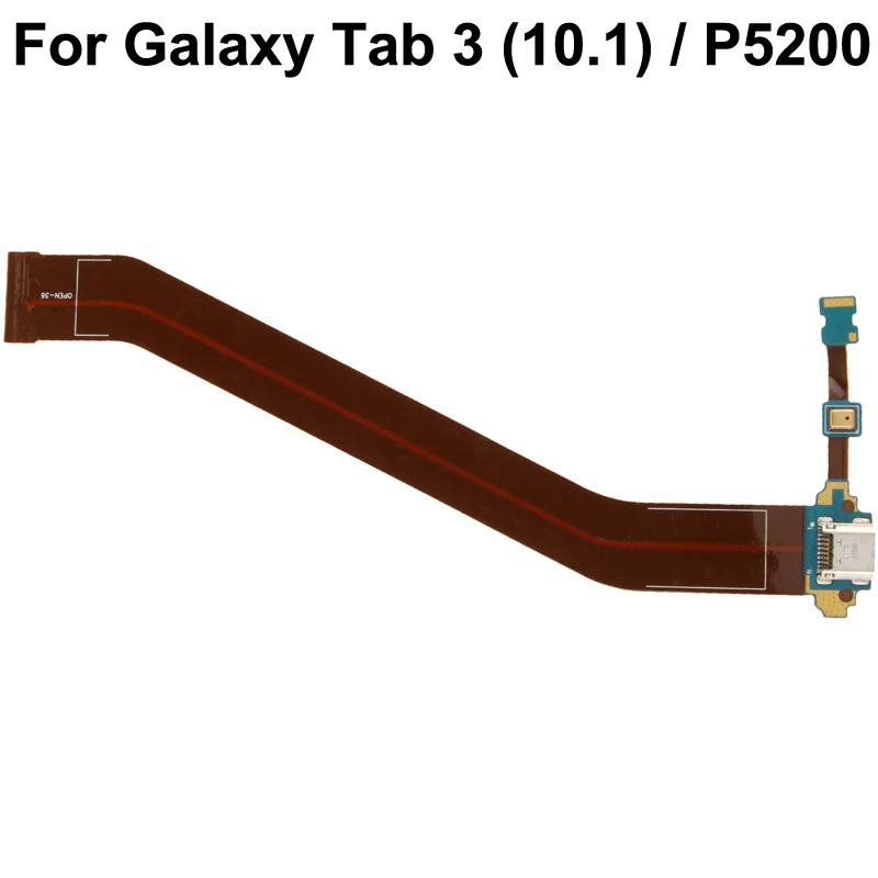 Гибкий кабель с заглушкой для Galaxy Tab 3 (10 1)/P5200 Замена платы зарядного порта