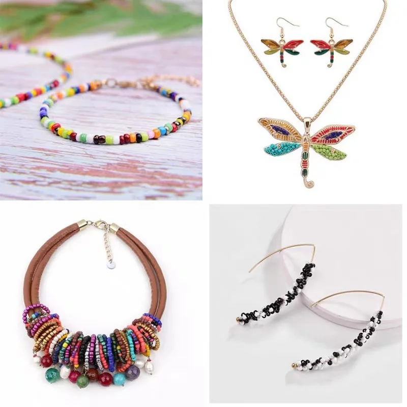 

2mm Cream Seed Beads Czech Spacer Beads Glass Jewelry Handmad DIY for Bags Clothing Necklaces Bracelets Sewing Accessories