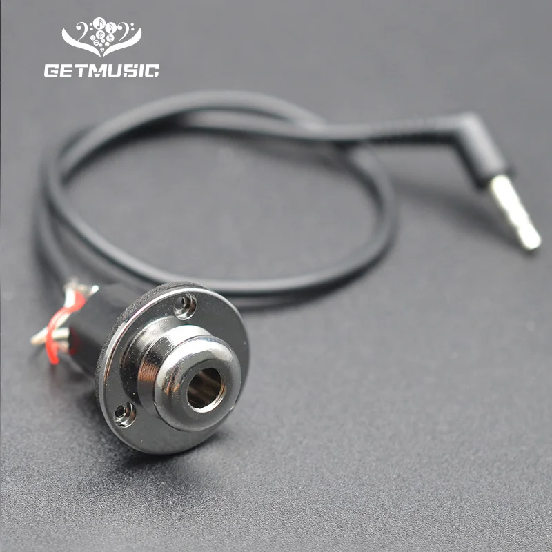 Акустическая гитара Piezo пикап эквалайзер Кабель с разъемом для подзарядки