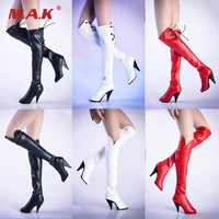 16 scale bvstoys 19xg36 over the knee boots high heel boots lace up high boots fit 12 action figure body