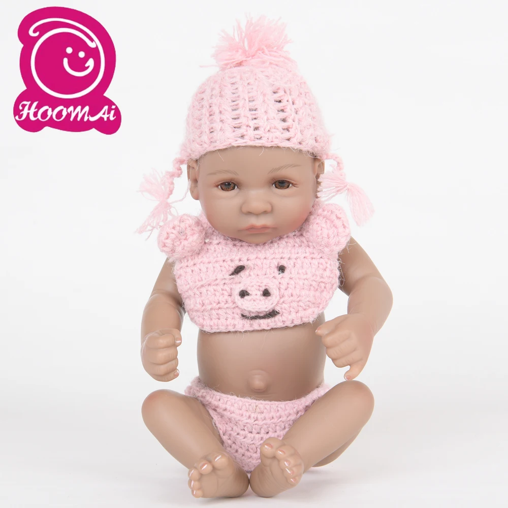 

Wholesale Bebe Reborn Doll 10" High Quality Cute Mini Full Silicone 25CM Newborn Baby Toy Lifelike Doll Children Birthday Gifts