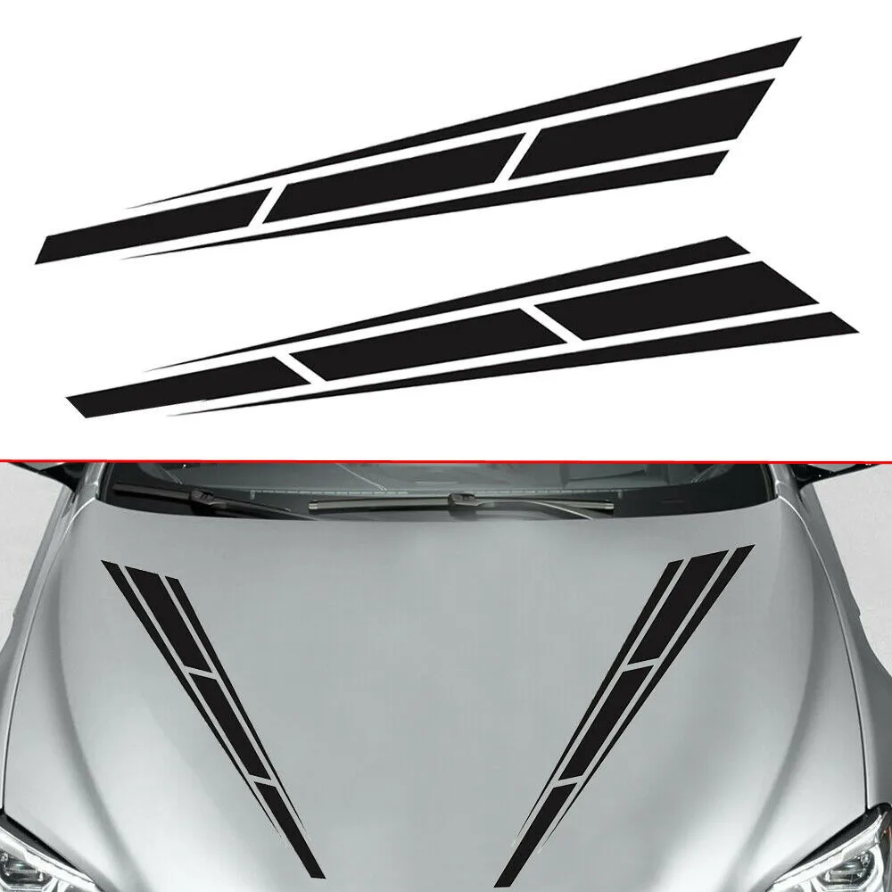 

Accessories Sticker Black Car Decor Graphics PET Racing Sticker Vehicle