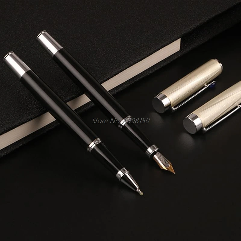 Роскошная металлическая шариковая авторучка деловая Студенческая каллиграфия