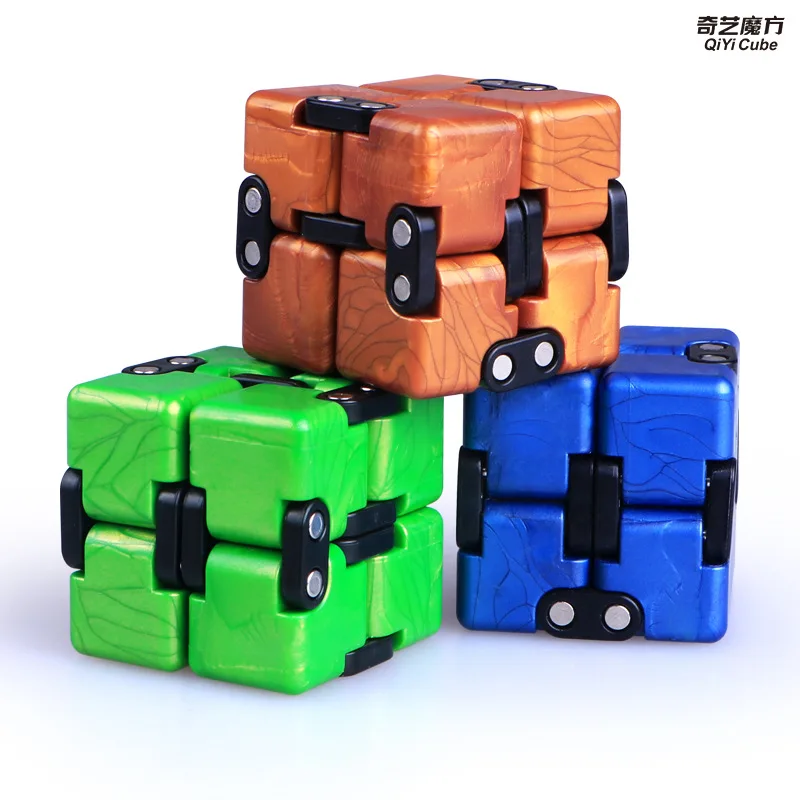 

Stress Relief Toy QiYi Colorful Infinity Magic Neo Cube Blocks Portable Decompresses Relax Toys For Children Adults Kids Toys