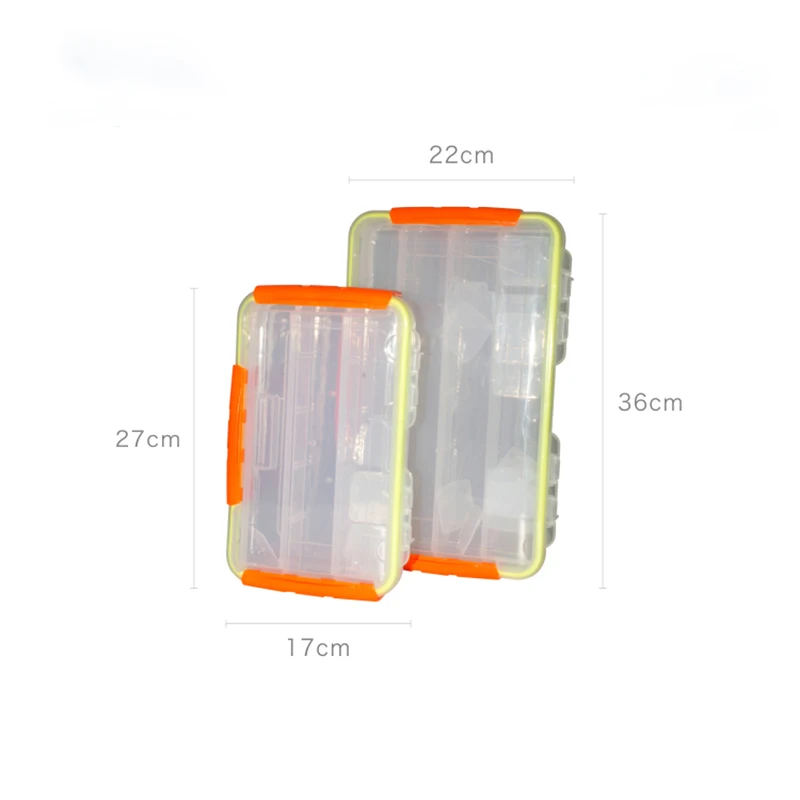 

Fishing Tackle Box Waterproof Plastic Bait Box High Strength Fishing Tackle Accessories Storage Box Hook Box