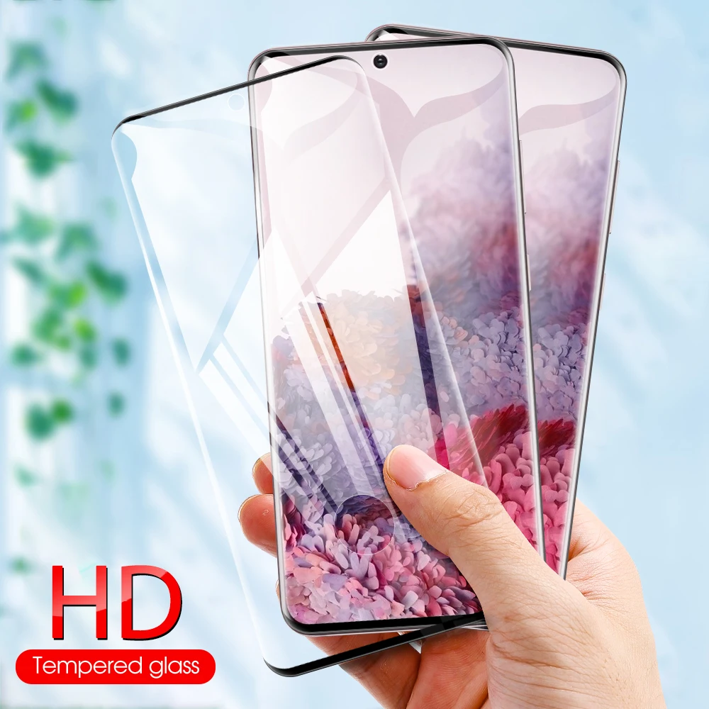 2 в 1 закаленное стекло для Samsung Galaxy S20 S10E Plus ультра камера len пленка M11 M31 M40 защита