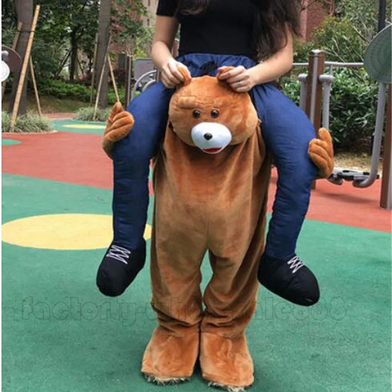 Смешной ездить на Teddy Bear накладные ноги брюки вечернее изящное платье костюм