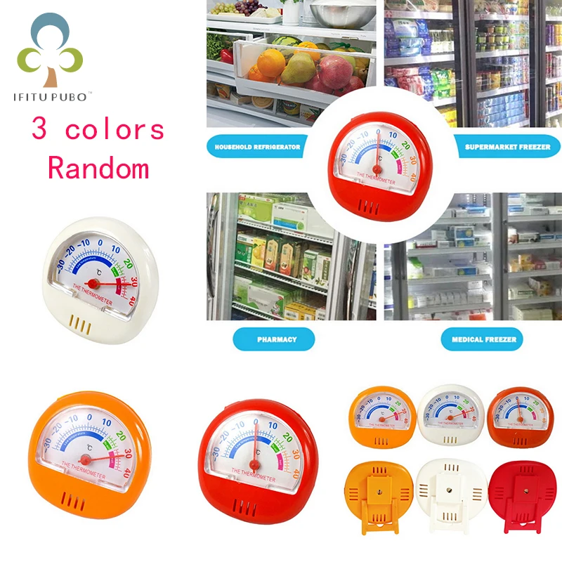 1 шт. 3 вида цветов Выбор термометр для холодильника половина Экран Морозильник