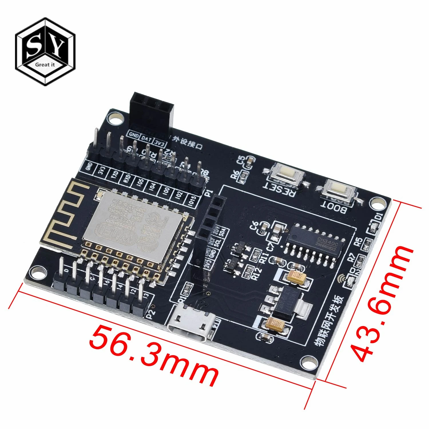 ESP8266 IoT макетная плата + DHT11 Температура и влажность 0 96 oled-дисплей SDK