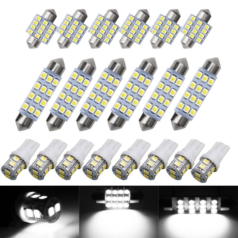 20 шт./упаковка светодиодсветодиодный лампы для подсветки номерного знака | Лампы