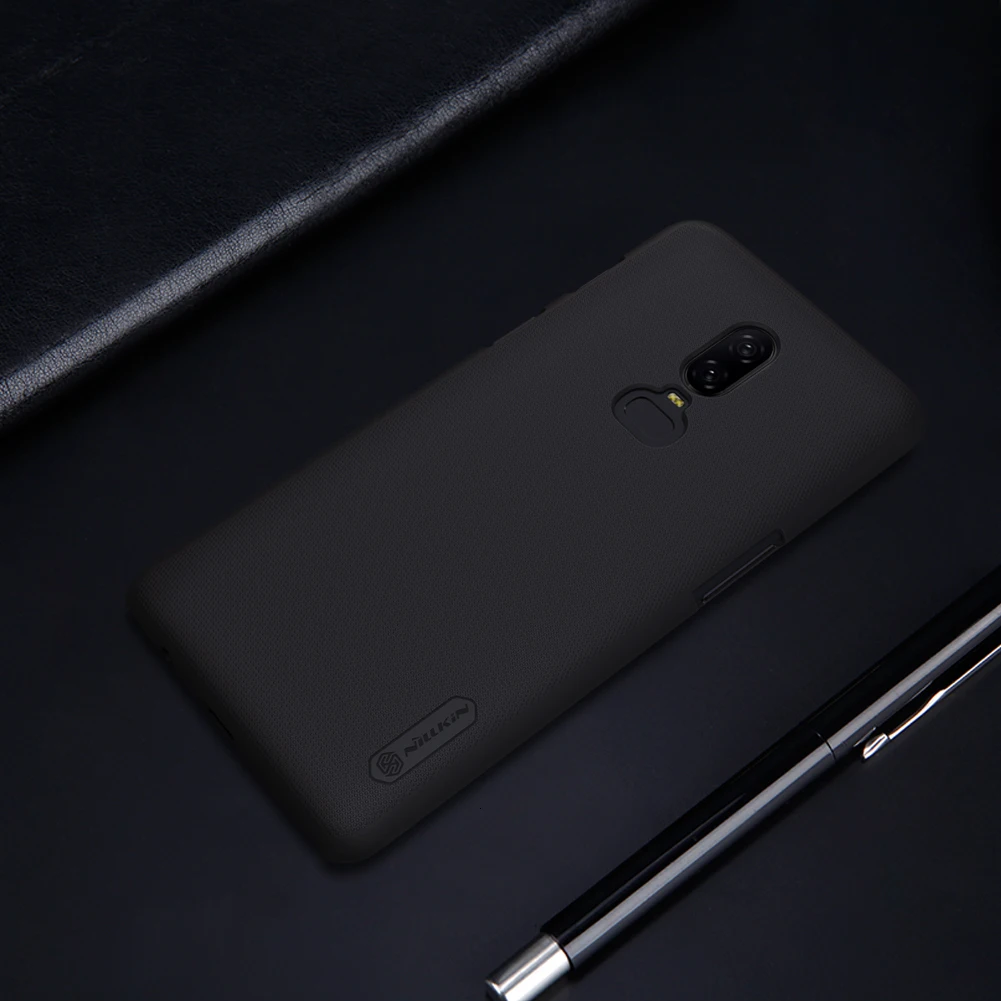 Для Oneplus 6 чехол матовый чехол NILLKIN для Oneplus 6 Чехол твердый пластиковый чехол на заднюю панель для One plus 6 с подарком