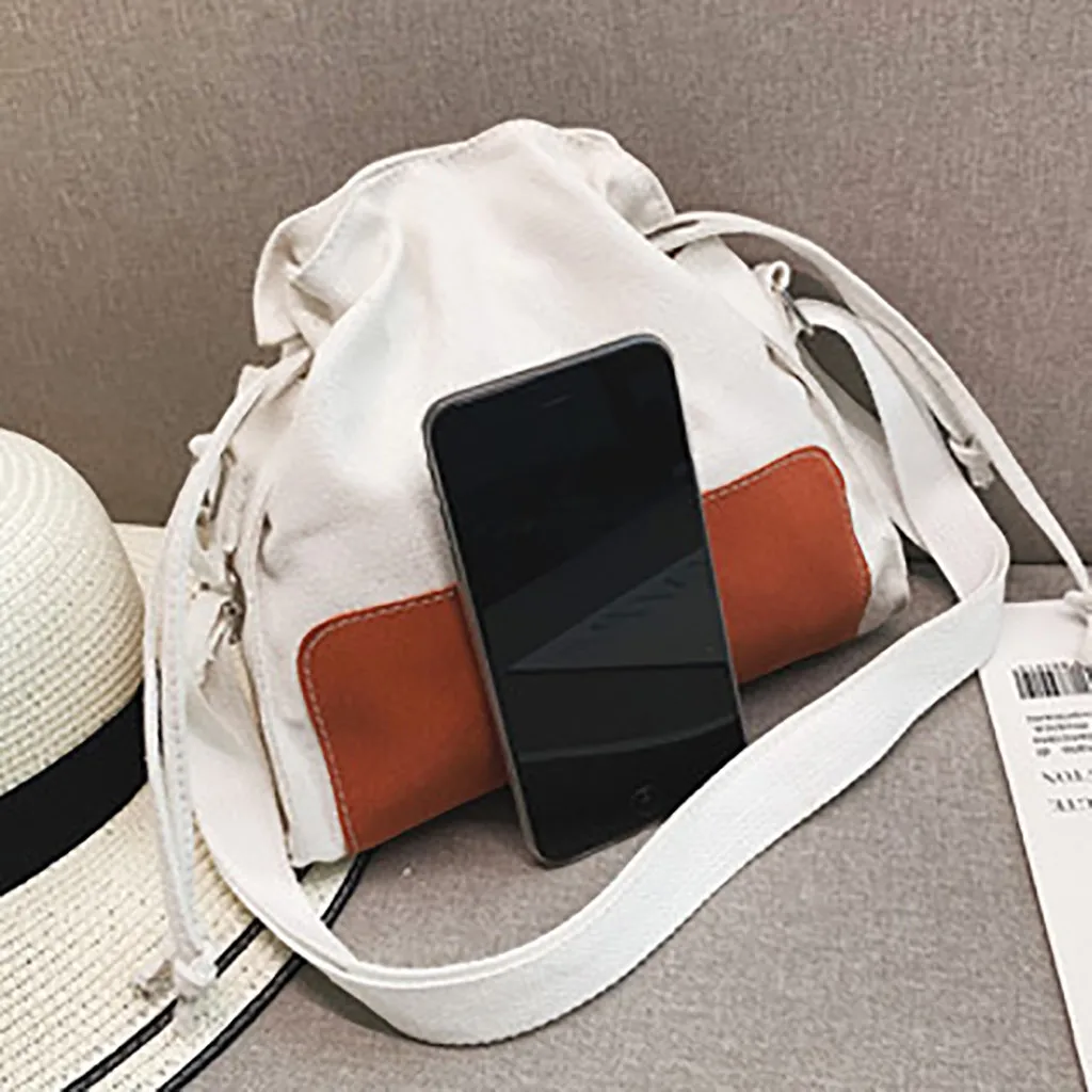 Женская сумка мешок для телефона на плечо кошелек пэчворк модная повседневная