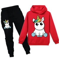 unicorn hoodie childrens sweatshirt fashion spring and autumn childrens long sleeve hoodie sweater girl boy casual sportswear