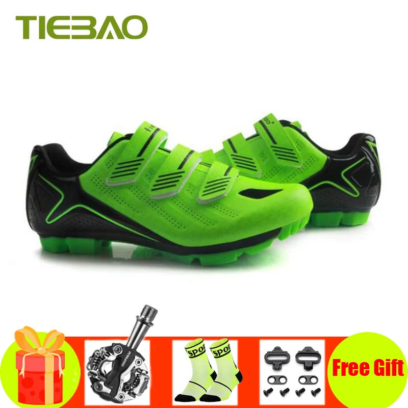 

Tiebao Sapatilha Ciclismo Mtb Men Bicycle Riding SPD Pedals Mountain Bike Shoes Self-locking Outdoor Superstar Mtb Sneakers