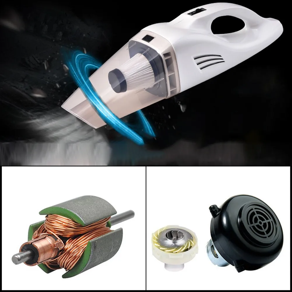 

150W Vacuum 4000PA Vehicle 5m ABS Handheld Motors Plastic 1 Set Accessories
