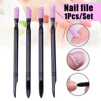 double end pumice stone nail file rods cuticle hangnails remove nail manicure tools sswell