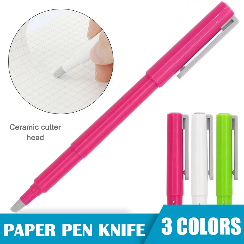

Paper Pen Cutter Ceramic Mini Paper Cutter Ceramic Tip No Rust Durable VDX99