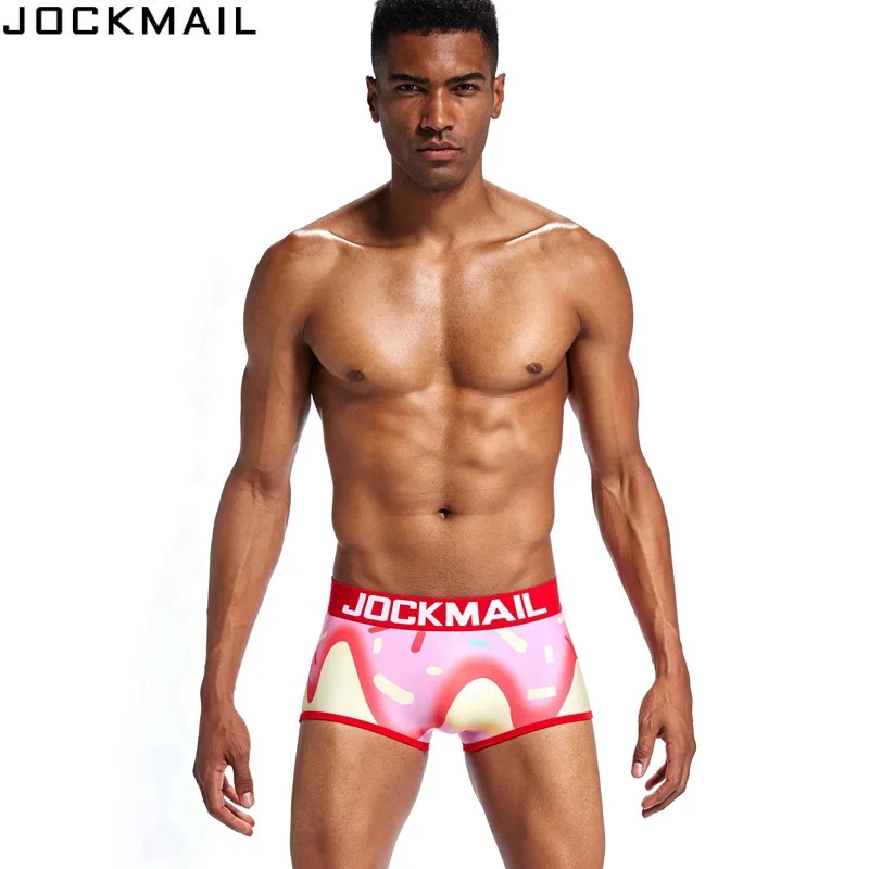 

Лидер продаж, мужское нижнее белье JOCKMAIL, трендовые разные Индивидуальные женские сексуальные трусы-боксеры, оптовая продажа JM425