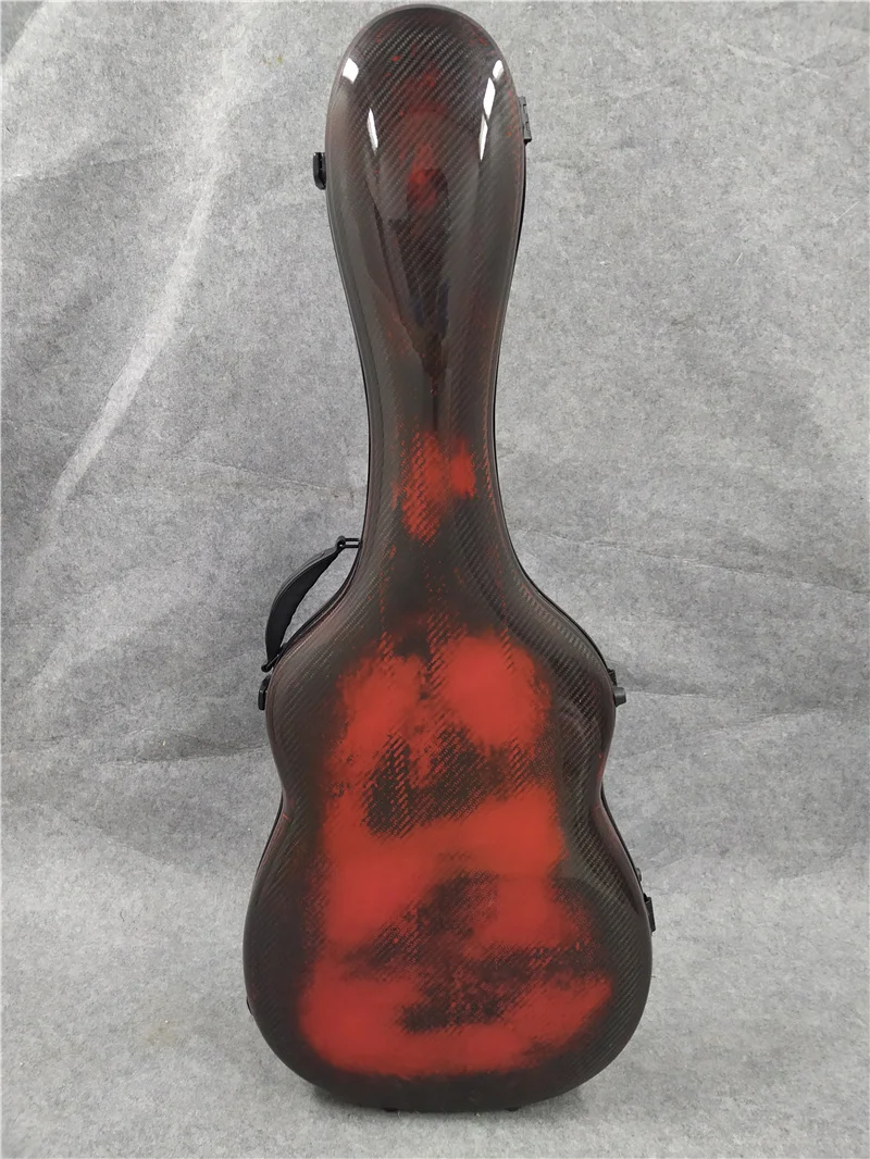 41 &quotкреативный чехол для гитары из углеродного волокна с красным пламенем