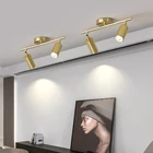 Скандинавские потолочные светильники TRAZO, золотистыебелыечерные современные лампы для кухни, прихожей, балкона, потолочные лампы
