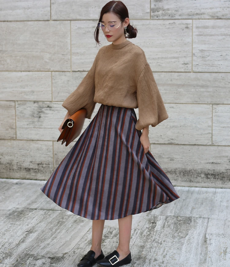 Осеннее европейско-американское темпераментное платье Jane YU знаменитый длинный