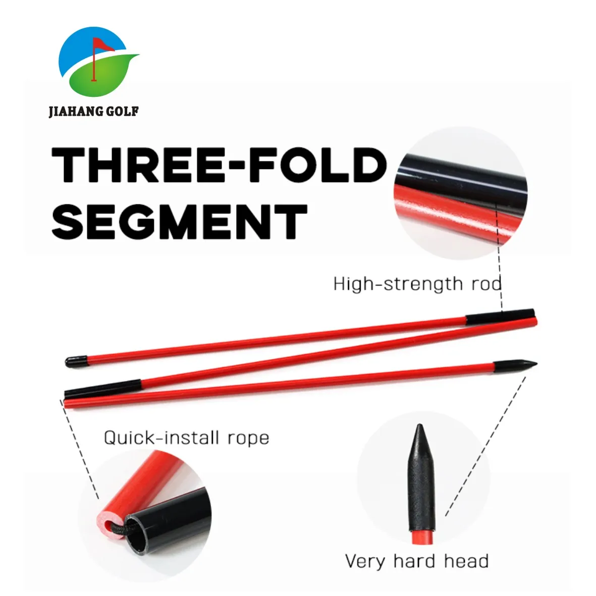 Палочки для выравнивания гольфов-палочки 48 дюймов палочки гольфов 2 упаковки