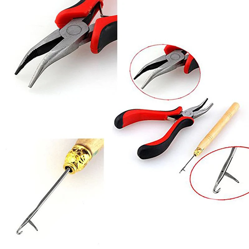 1 комплект плоскогубцев с изгибом инструмент для наращивания волос сделай сам