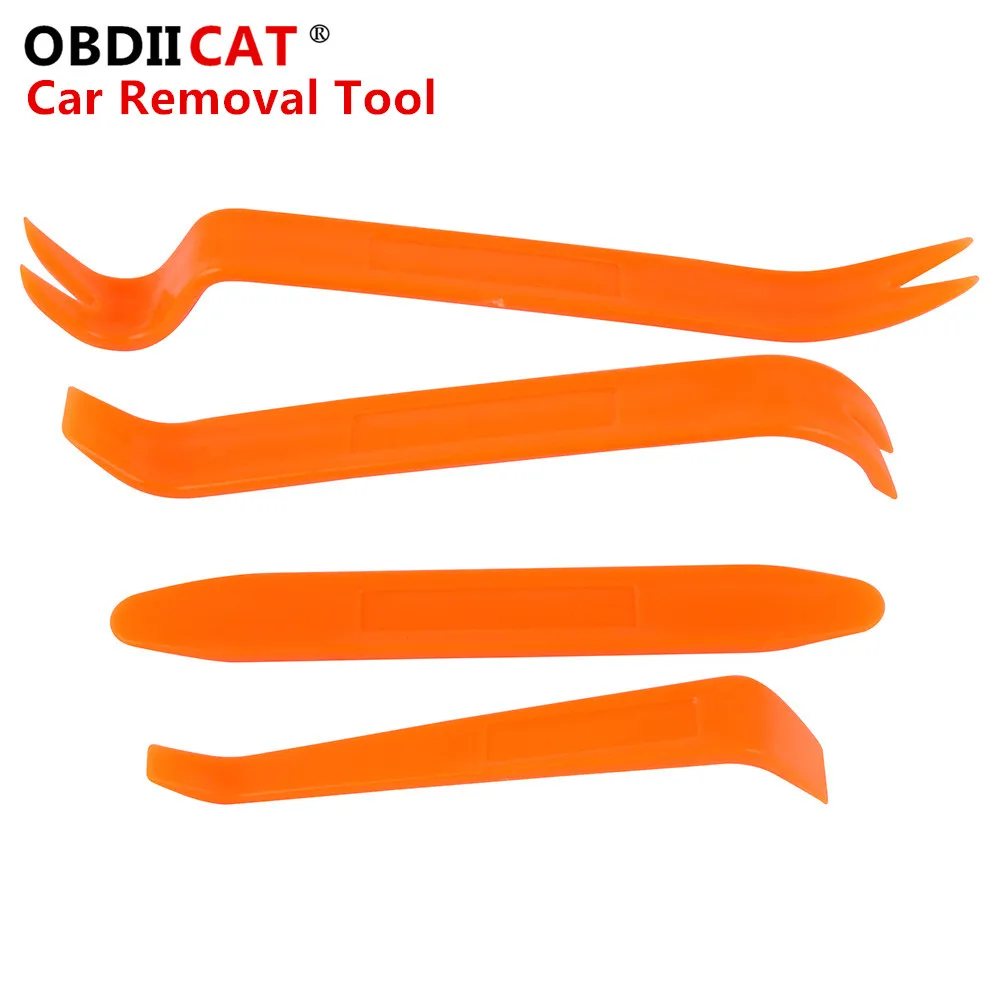 

4Pcs/set QH-48 Plastic Car Radio Door Clip Panel Trim Dash Audio Removal Pry Tool Repairing 50 pack DHL free