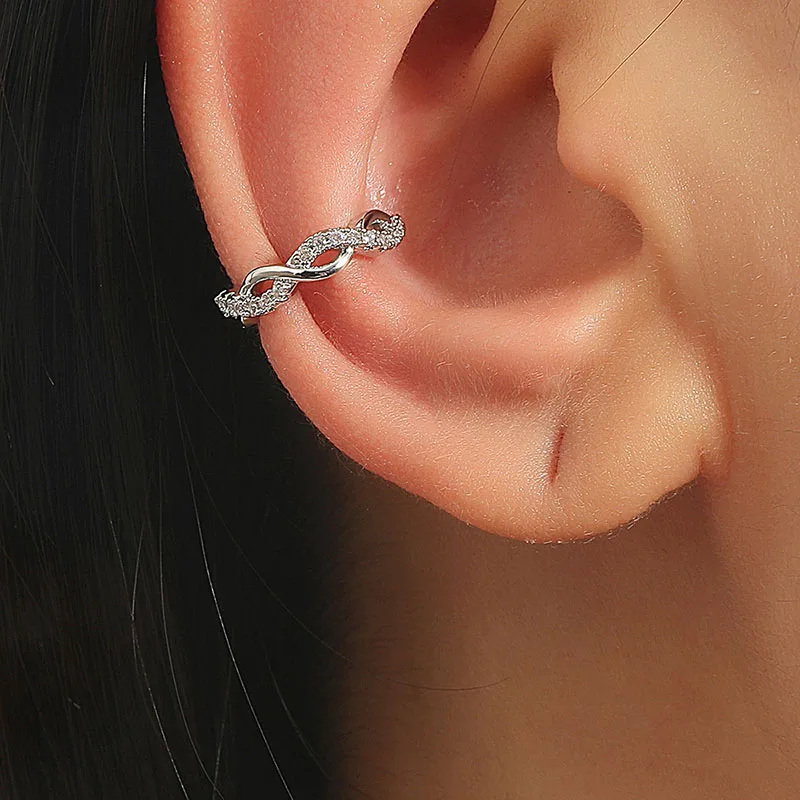 1 шт. женские серьги каффы без пирсинга|Серьги-клипсы| |