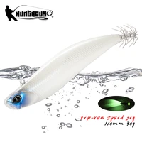 hunthouse d squid jigging lure pencil 110mm 30g sinking egi suqid leurre tip run egi hook fishing hard bait for turlutte