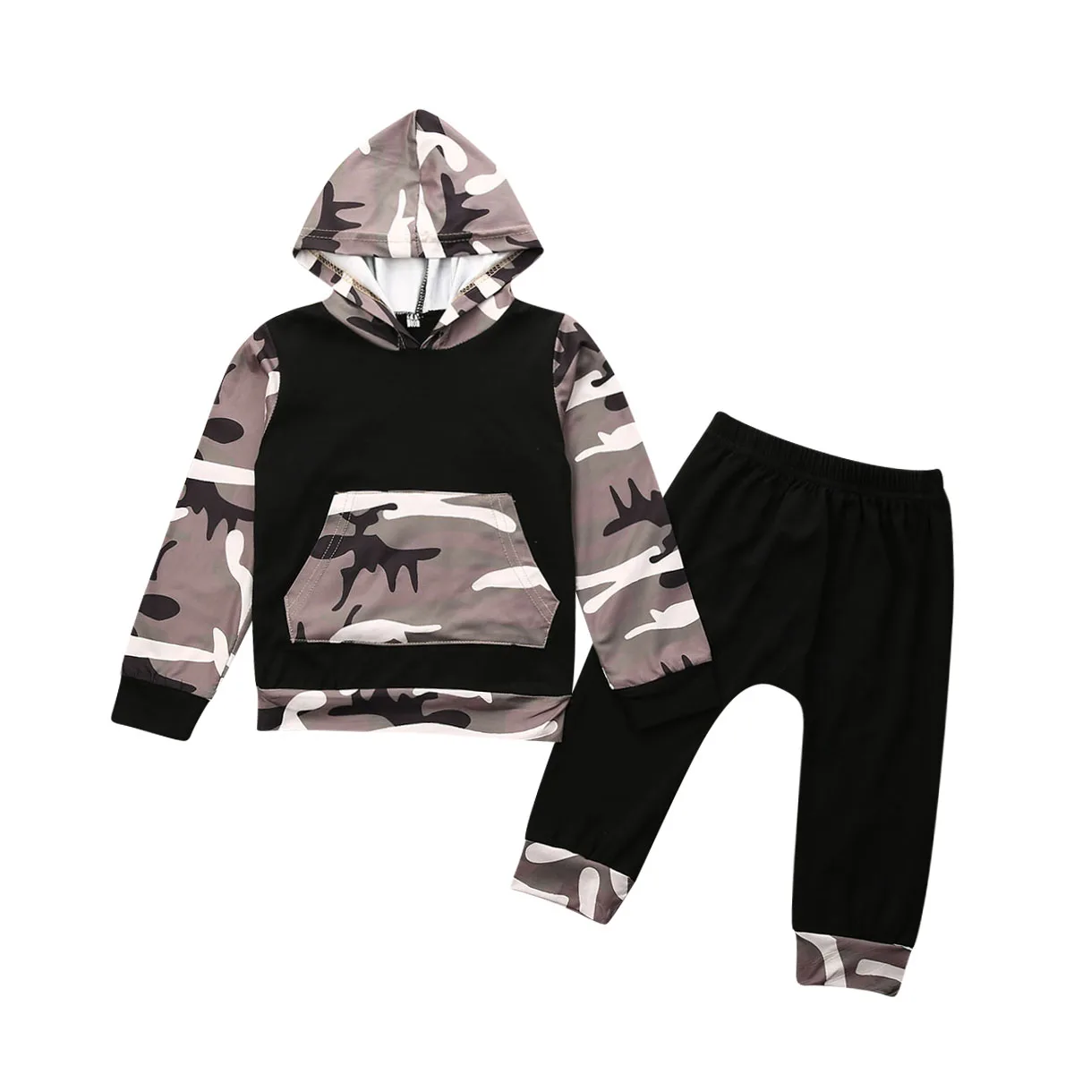 Одежда для маленьких мальчиков топы армейского зеленого цвета девочек толстовка