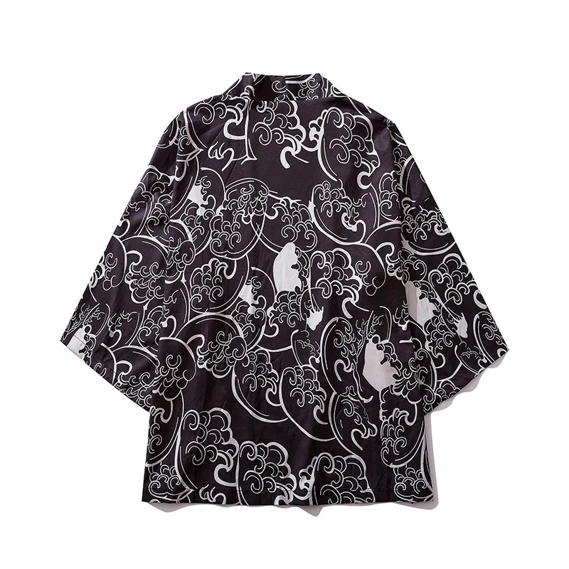 Японское кимоно кардиган для мужчин haori yukata мужской самурайский костюм одежда
