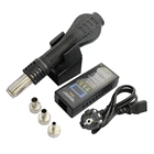 Пистолет горячего воздуха 750 Вт, цифровой микроскоп, паяльная станция, сварочный инструмент для ремонта, фен 8858