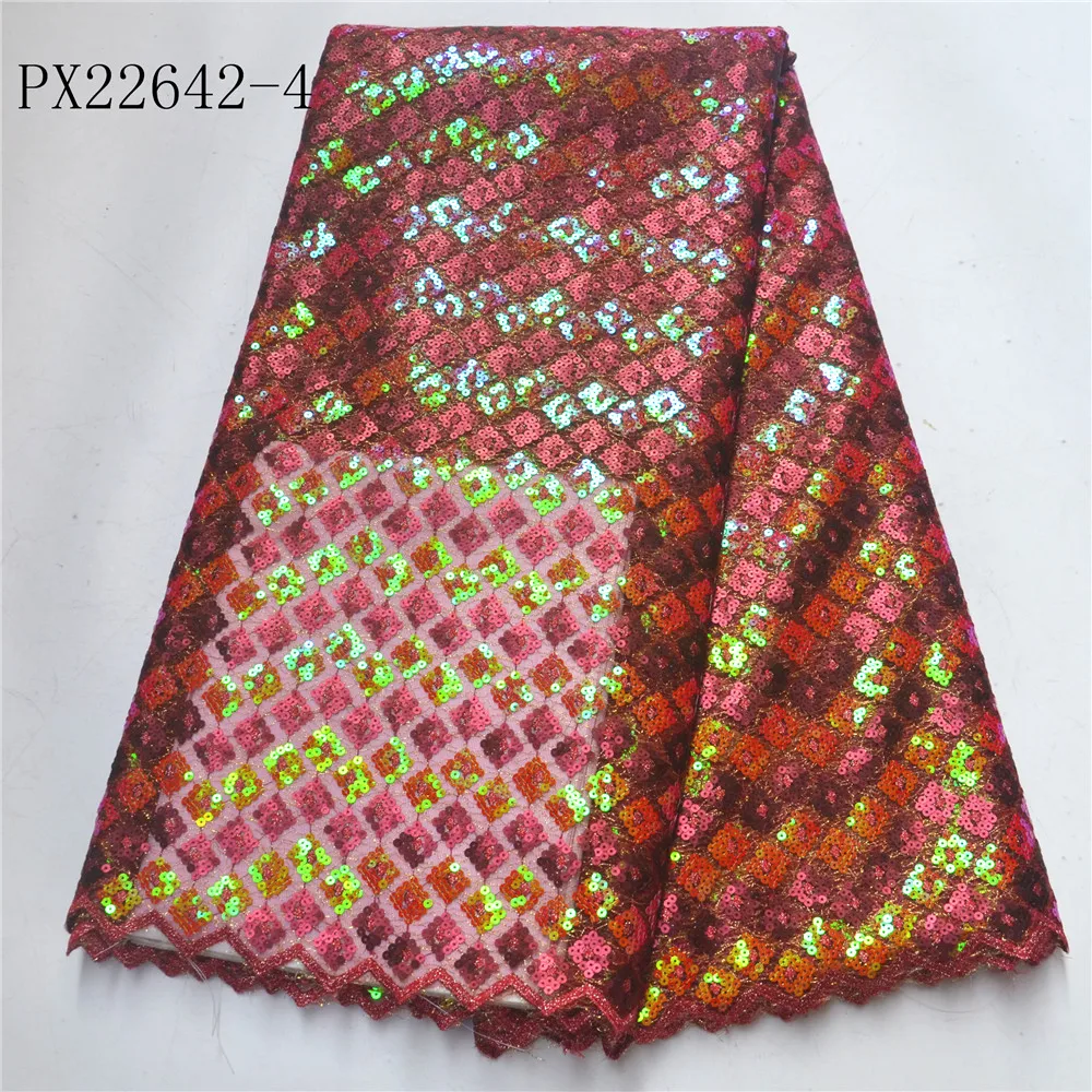 Женская кружевная ткань из органзы с вышивкой и блестками|Ткани для свадебного