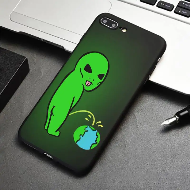 

Alien space Phone Case for iPhone 12 11 mini pro XS MAX 8 7 6 6S Plus X 5S SE 2020 XR