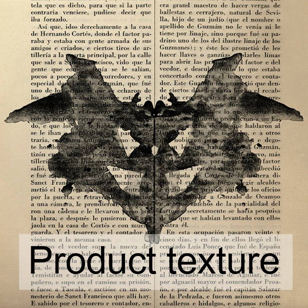 Рисование на стене Rorschach Test ink рисование холсте психологов постеры и принты