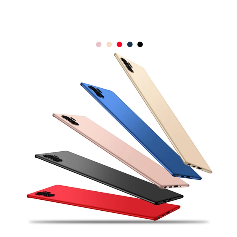 Чехол MOFi для samsung Note10+ чехол для Galaxy Note 10 Plus жесткая задняя панель из поликарбоната coque Note10 противоударный черный чехол