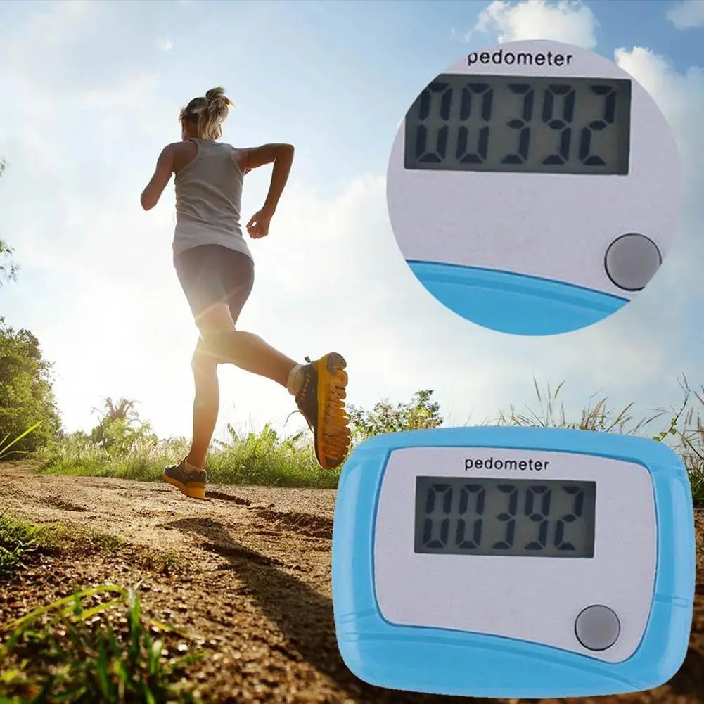 Многофункциональный шагомер с ЖК-дисплеем счетчик калорий цифровой карманный
