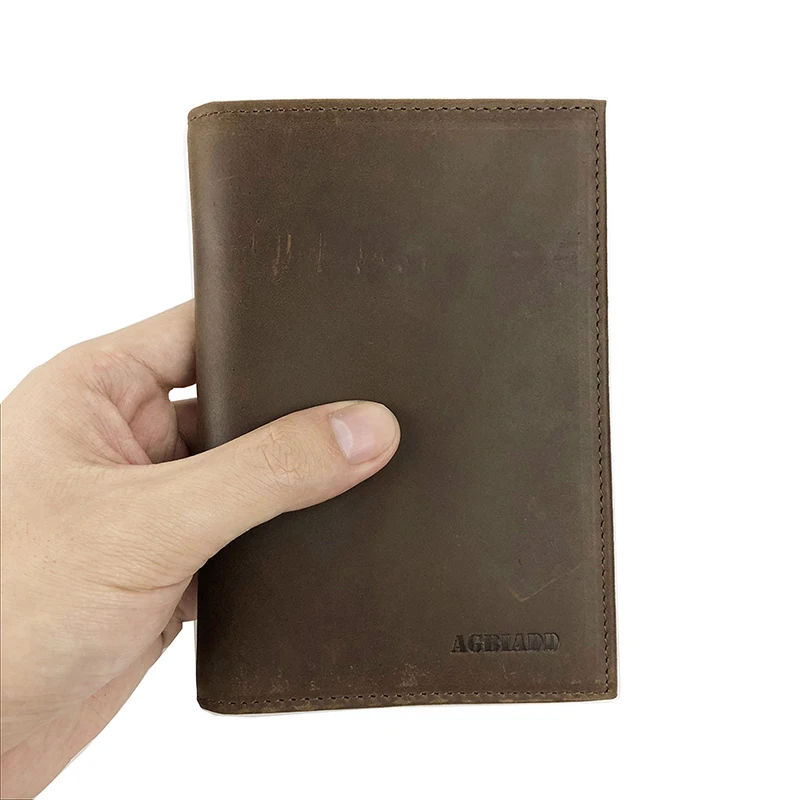 Винтажная Мужская и Женская Натуральная кожа Обложка для паспорта герб России логотип кредитный держатель для карт A596-43 дорожная Обложка для паспорта