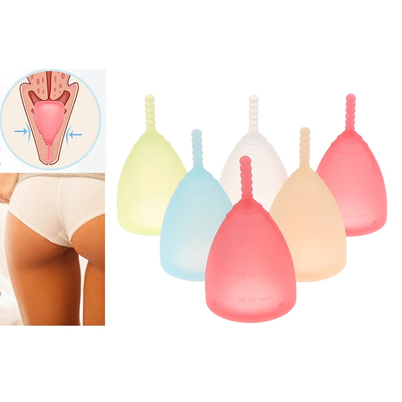 

Reusable Feminine Hygiene Medical Silicone Soft Menstrual Women Period Cup Size