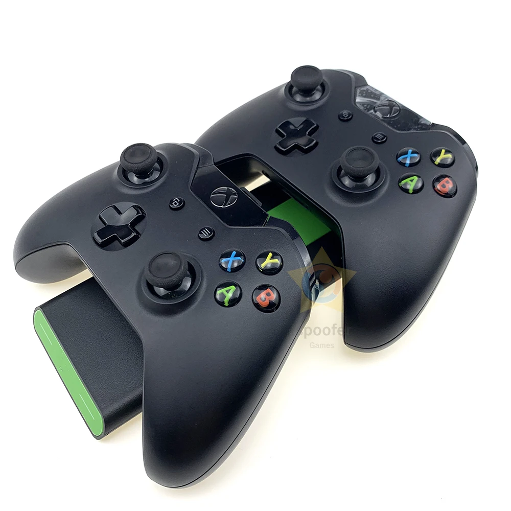 Оптом для XBOX ONE/X/S геймпад двойная зарядная станция Док беспроводной контроллер