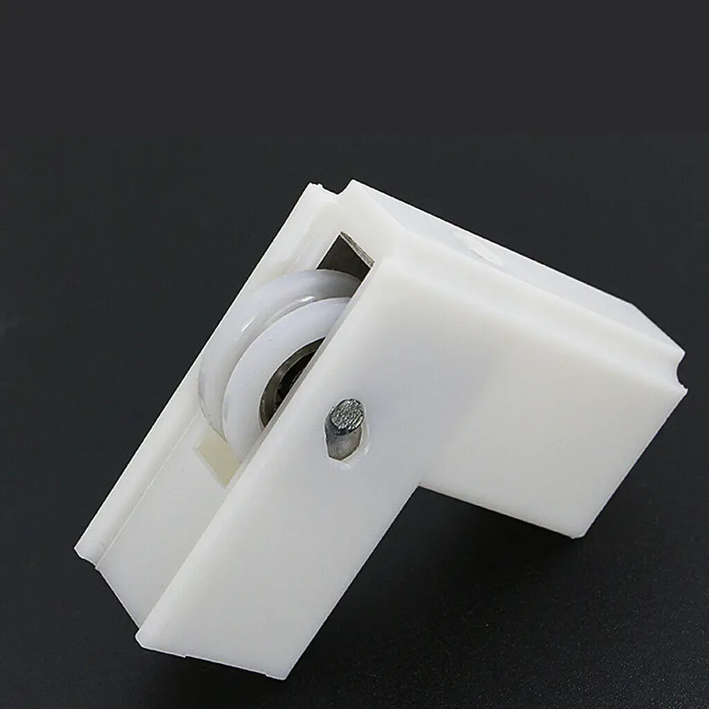 Белые окошки для шкафа раздвижные под нижней частью роликовые колеса шкив